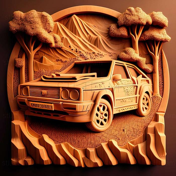 3D model WRC II Extreme game (STL)